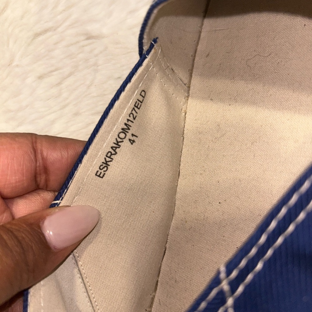 Burberry Blue‎ Monogram Espadrilles - Picture 2 of 9